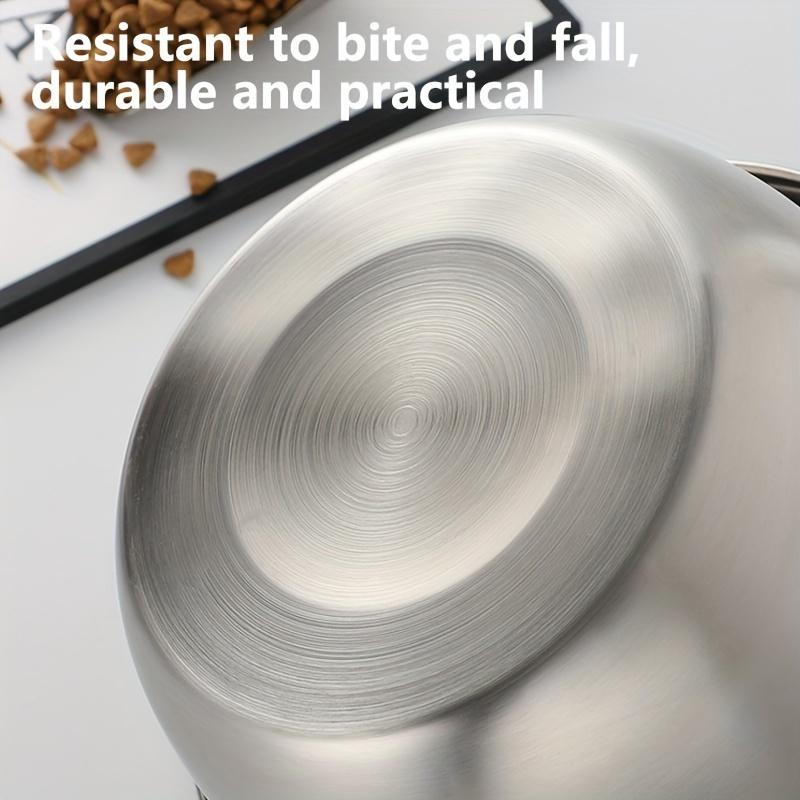 KEMORELA Large Stainless Steel Dog Bowls Metal Premium Bowl for Pets Sturdy and Durable Thick Smooth Metal Food and Water Dishes