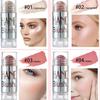 Moisturizing Rouge Pen Solid Paste Chubby Crayon Blush Stick