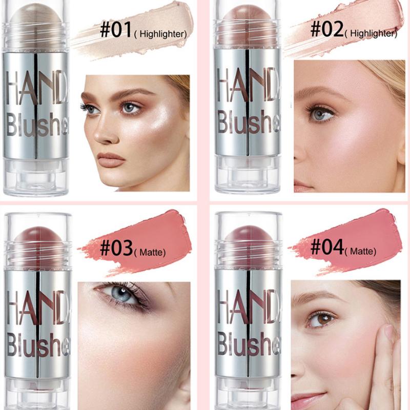 Moisturizing Rouge Pen Solid Paste Chubby Crayon Blush Stick