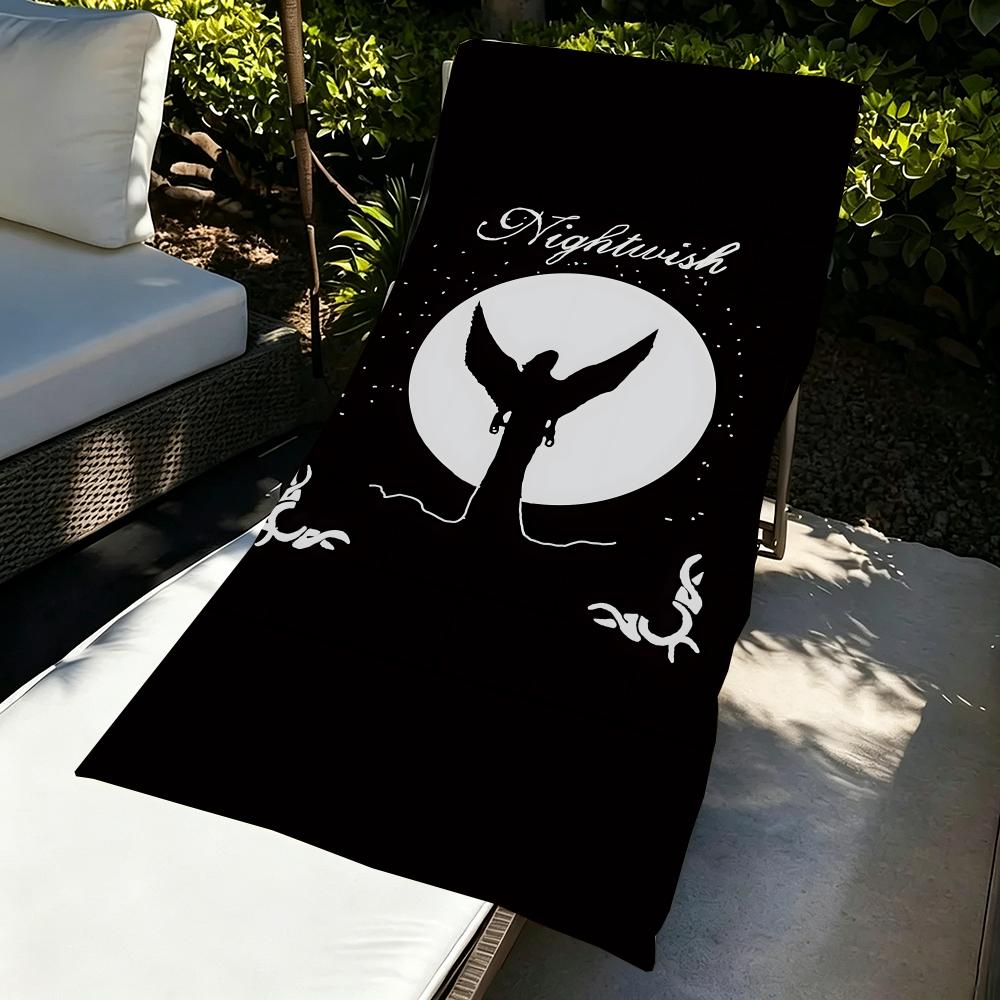 N-Nightwish Towel Microfiber Beach Towel, Quick-Dry, Sand-Free, Ultra-Fine Fiber, Super Soft.