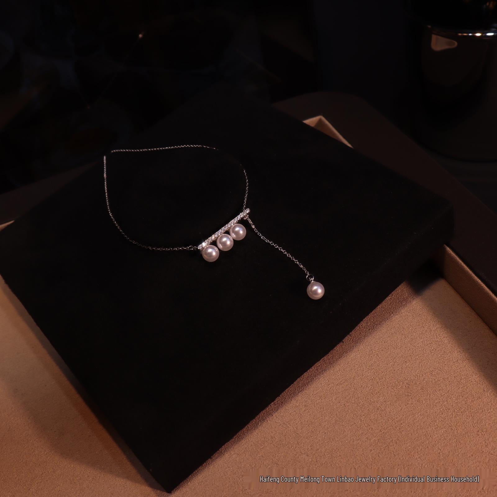 Элегантный Жемчужный Чокер  Баланс  - Деревянное и Ракушечное Ключичное Ожерелье для Женщин