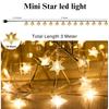 16 Star String LED Lights 3 Meter Warm White Waterproof Decorative Lights for Diwali, Birthday, Festival for Indoor Outdoor Plug In Decoration