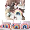 Soft Plush Rainbow Shaped Pillow For Cozy Sleep And Playtime Comfort Gift