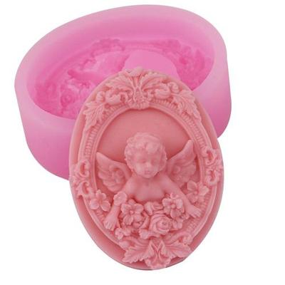Silikonform Silikonform Ängel Baby Hantverk Tvålform DIY Bakverktyg för tårta Fondant Chocol