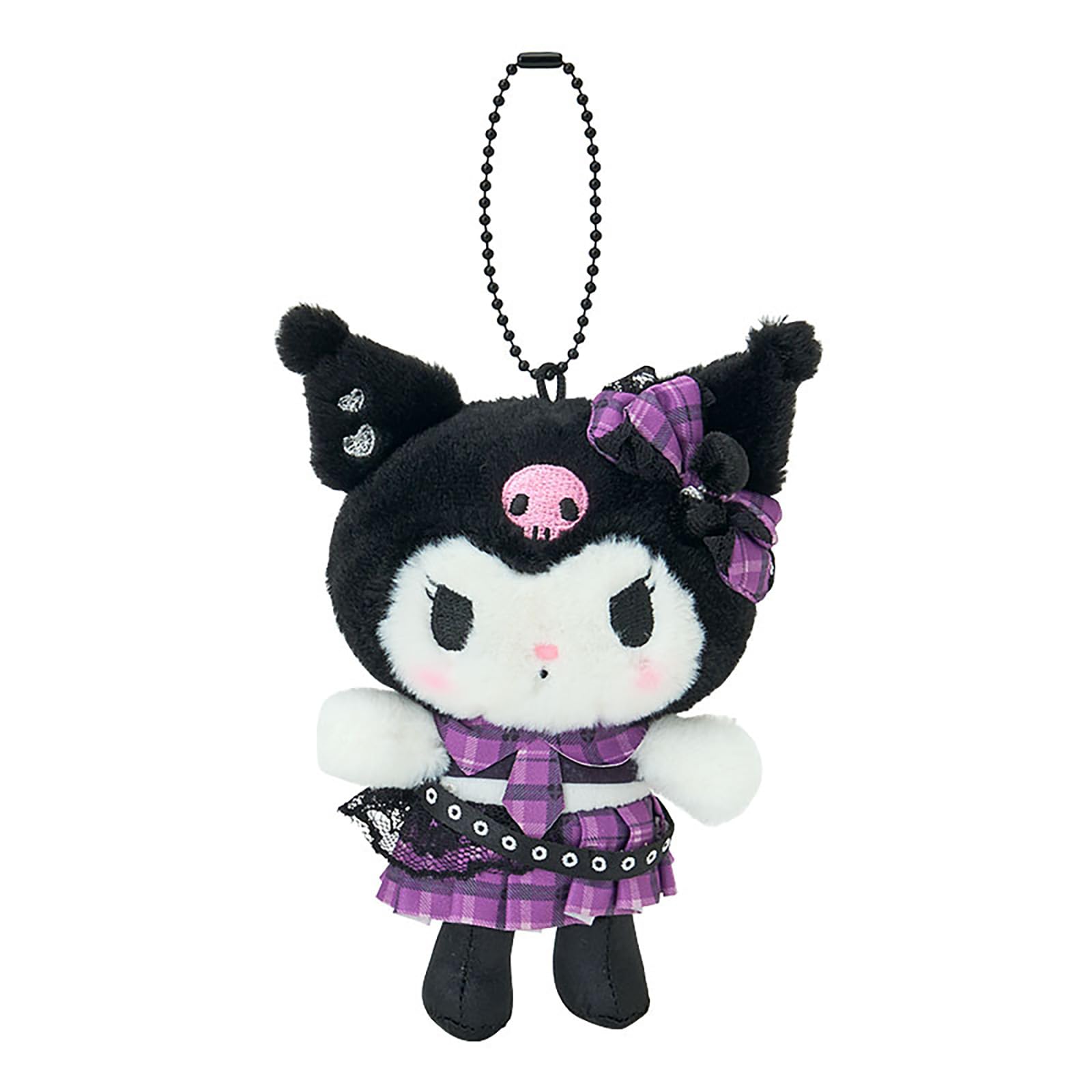 Sanrio Mascot Holder Rock Kuromi 6 and 224260 (Sweet  n  Check) (Ages up)