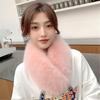 Invisible Fix Clip Scarf for Girls Winter Plush Scarf for Students Dopamine Look