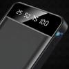 Duży Mocny Szybki Powerbank Ładowarka 10000Mah 2Xusb Usb-C Latarka Led Slim