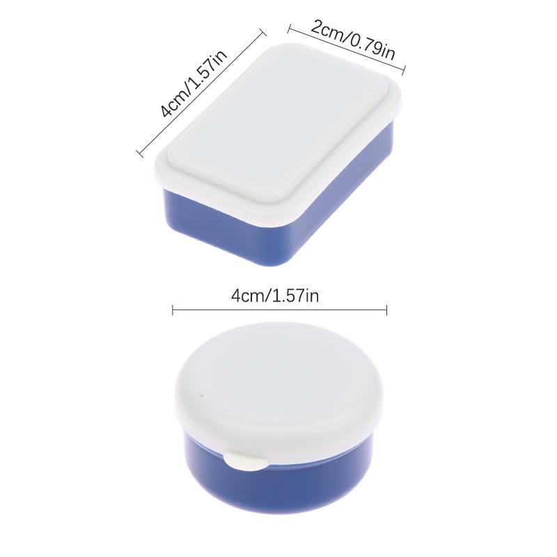 1:12 Dollhouse Miniature Lunch Box Simulation Plastic Storage Box Mini Fresh Keeping Box Food Toy Model Kitchen Tableware Decor