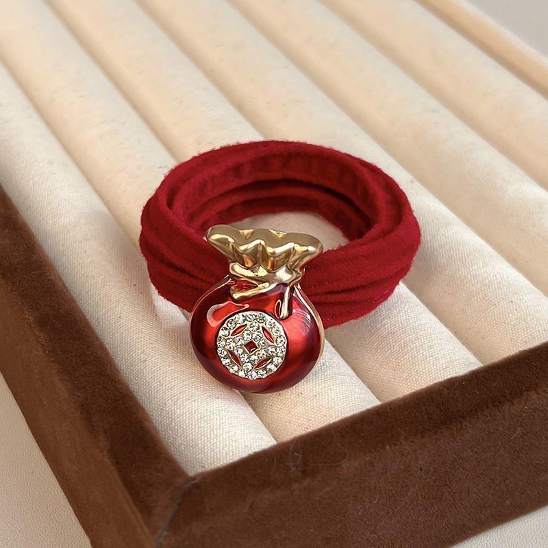 

Морщинистая повязка на голову для тонкого кишечника, пони, повязка на голову с имитацией жемчуга, высокоэластичная резинка, повязка для хвоста, аксессуар для волос