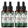 2-Stufen-Darmreinigung & Verdauungsunterstützungs-Kit – Kräuter-Wermut-Tropfen + Fulvosäure & Spurenelemente – 120 ml Gesamt