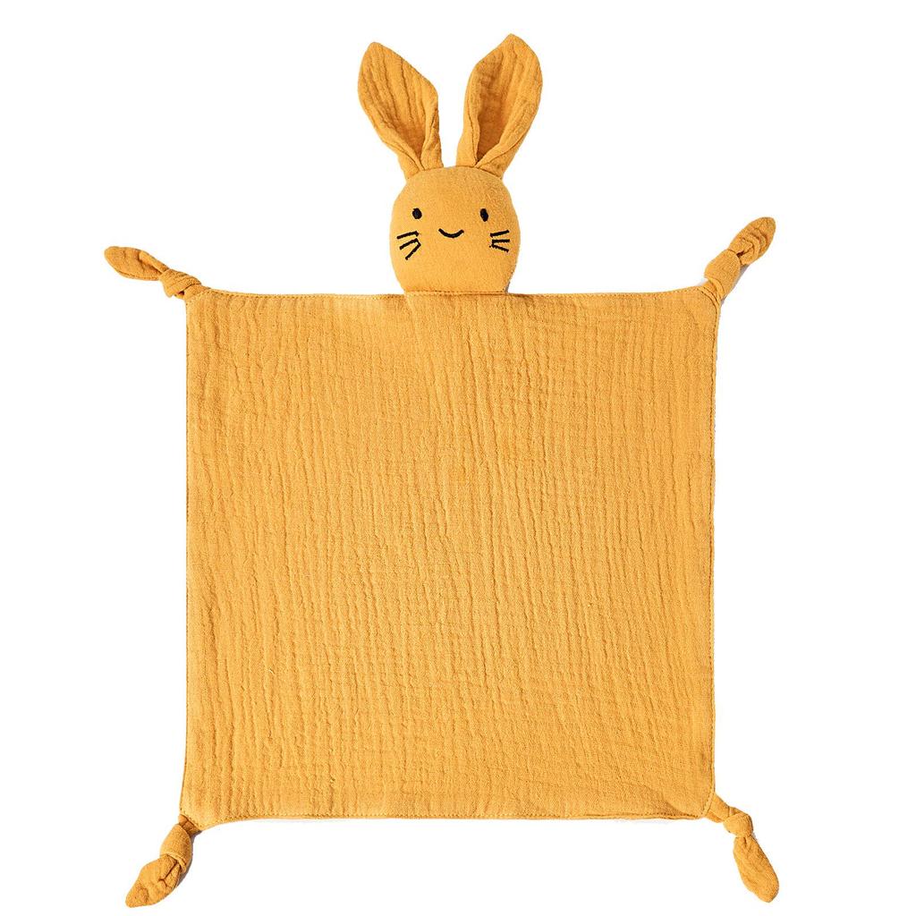 Cross-Border Baby Muslin Lion Comfort Blanket: Pure Cotton Sleep Companion Toy