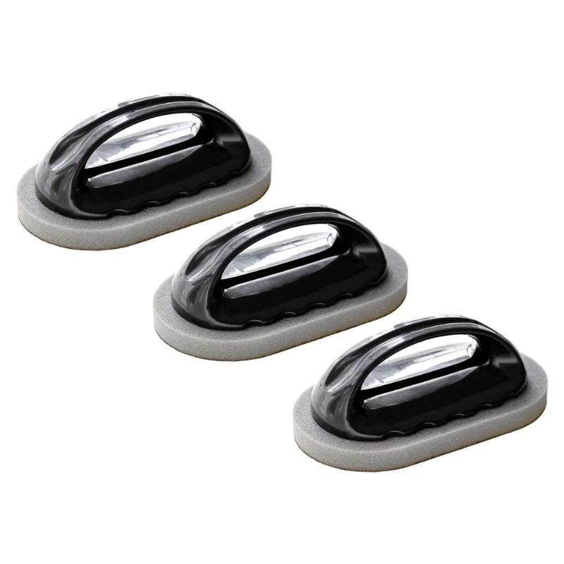 1/2/3PCS Sponge Kitchen Pot Brush with Handle, Rust Cleaning Tool Sink Pot Dish Scrubber Bathroom Decontamination Cleaning Brush