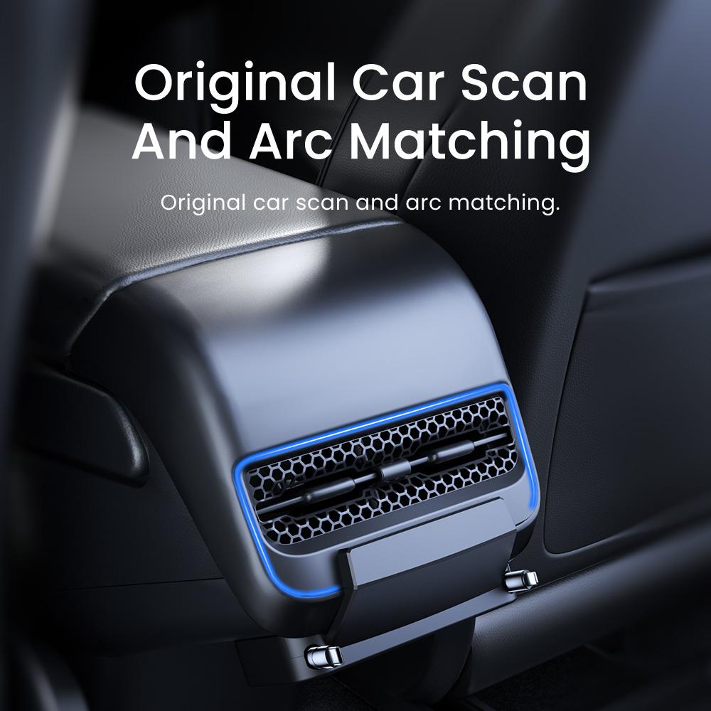 YZ For Tesla Model Y 2025-2025 Rear Air Vent Retractable Cord Expanding Docking Station Tesla Model Y Car Accessories