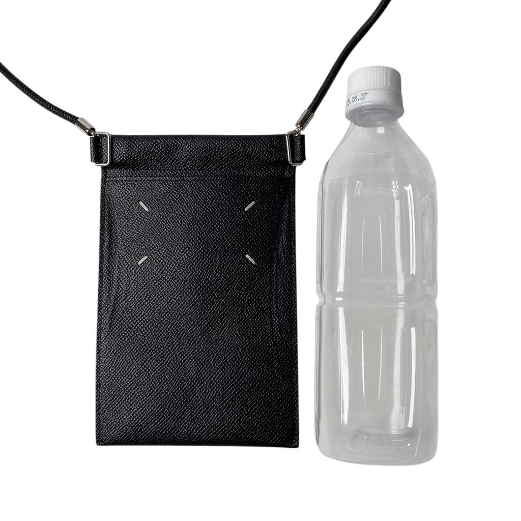 Used Maison MargielaShoulder Bag Black Leather Women