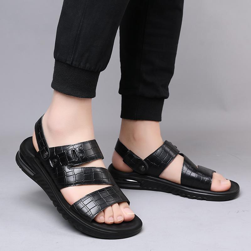 High Quality Men's Shoes Non-slip Sneakers Men Fashion Men Outdoor Sandals Shoes 2024 Soft Flats Men Shoes Leather Boat Shoes