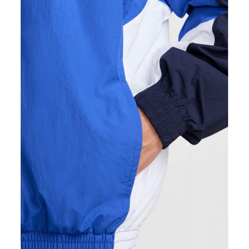 Nike Jachetă de trening supradimensionată țesută Club M   gaMe Royal  Obsidian  Alb Hq6110 480