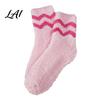 Plush Home Slippers 1 Pair Women Fuzzy Socks for Valentine's Day Warm Fluffy Coral Fleece Day Slipper Socks Fall Winter Thick Sleeping Gift Holiday