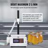 Liquid Filling Machine, 50-5000 g Weighing Capacity, Automatic Bottle Filler Machine Bottling Machine Gear Pump Digital Control for Honey, Oil, Wine,