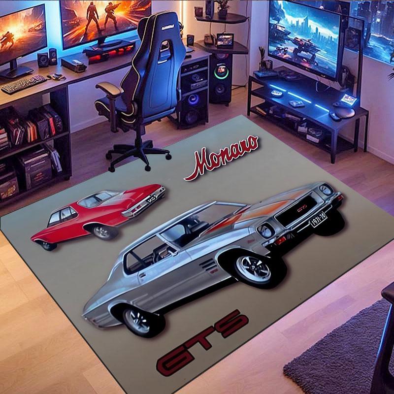 Holden logo rug, non-slip rug, suitable for living room, bedroom, game room, computer room and home décor.
