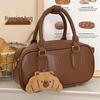 Creative Food Pendant Girl Cartoon Capybara Plush Doll Bread Charm Decoration Accessory