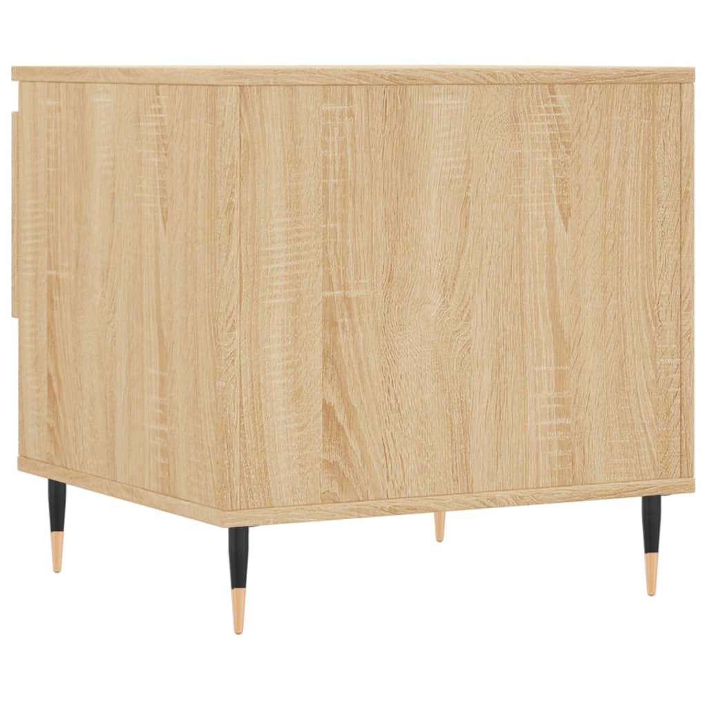  Coffee Tables, 2 Pcs, Sonoma Oak, 50x46x50 Cm