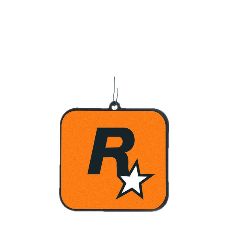 Card Star Letter R Long-Lasting Essential Oil Scented Car Air Freshener Ornament