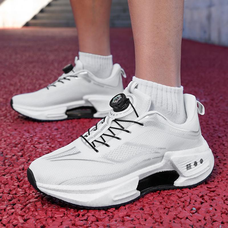 Casual sports shoes men's fashion four season comfortable height increasing outdoor wear-resistant running casual sports shoes