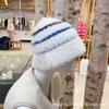 Thick Plush, Knitted Hat, Women's, Autumn and Winter Cold Resistant Woolen Hat, Warm Ear Protection, Small Face, Korean Version Big Head Circumference