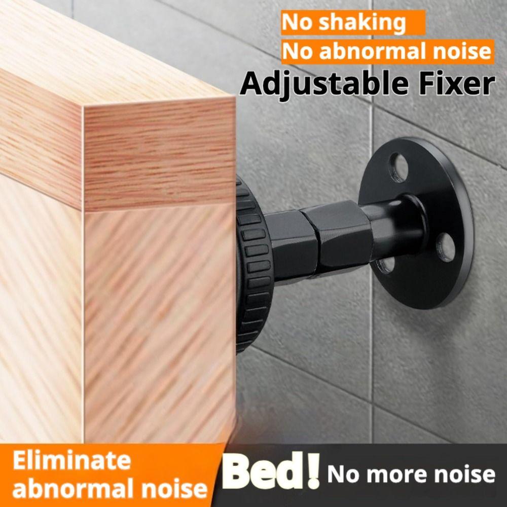 4pcs Anti Scratch Bed Stabilizer Adjustable Anti-Shake Fixer Headboard Stabilizer  Bed Frame