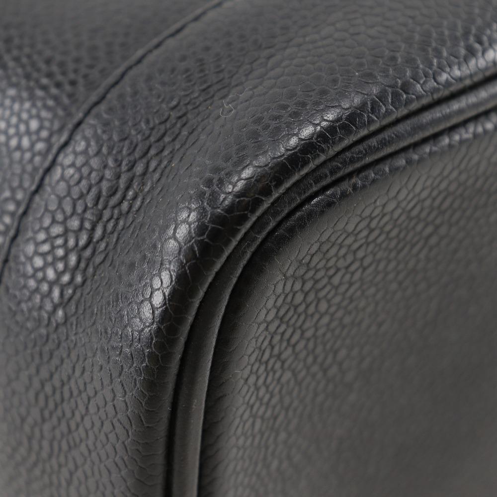 CHANEL Vanity Handbag Caviar skin Women Used