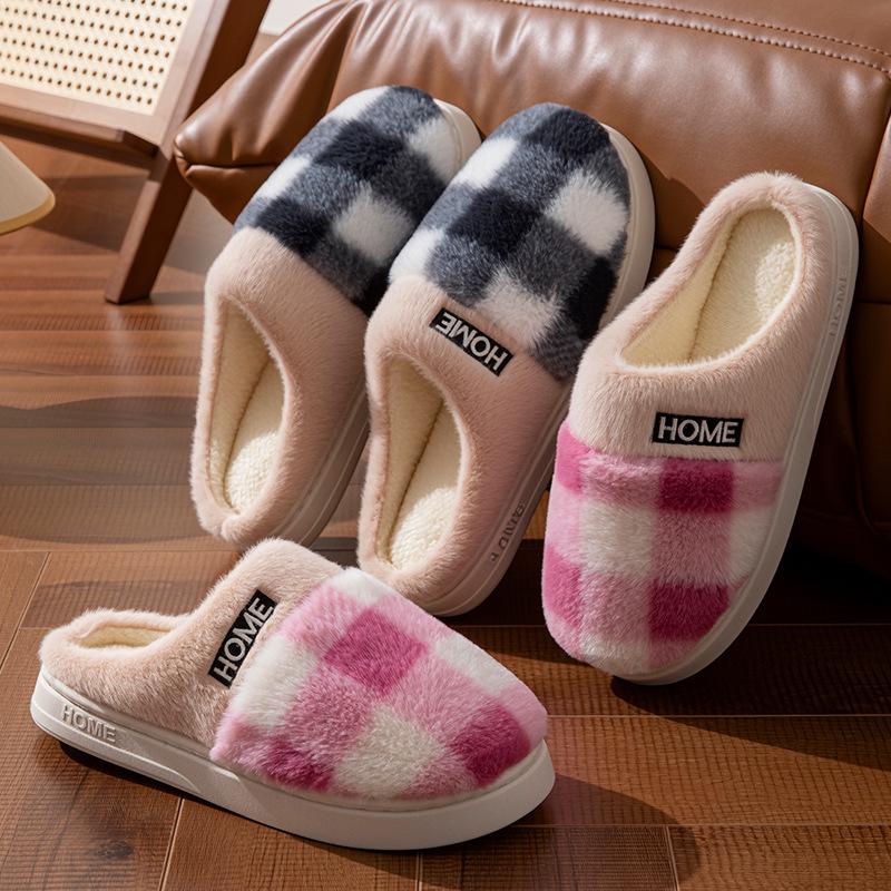 Slippers, Indoor Shoes, Warm, Anti-slip, Thick-soled for Home Use