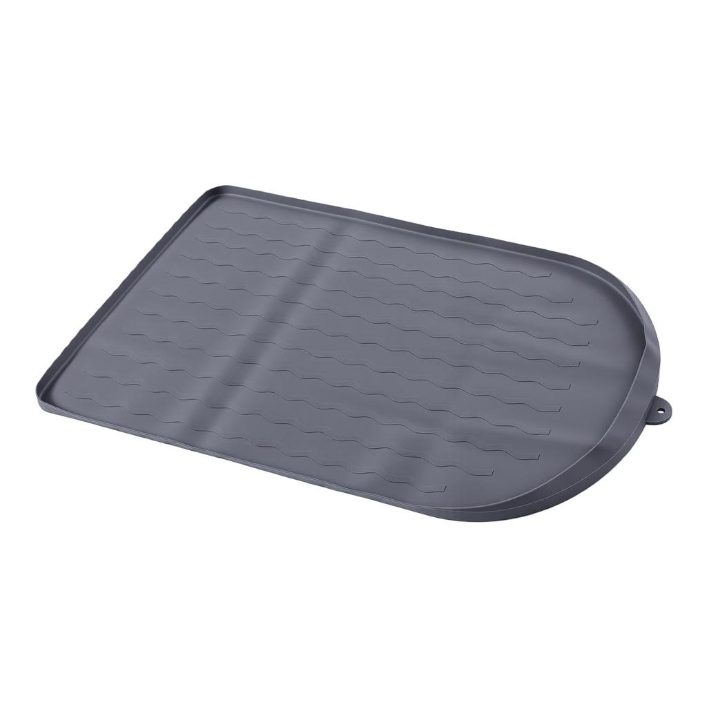 Cat Litter Mat Waterproofing Antislip Large Silicone Litter Box Mat with Raised Edges for Indoor Cats Kitty