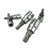 Adattatore per Presa 10 Pezzi XZN a 12 Punte Spline Tripla Square Bit Socket Set Anti-manomissione