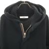 VADEL Made In Japan Long Sleeve Zip-up Hoodie Knit 48 Black Men's Used