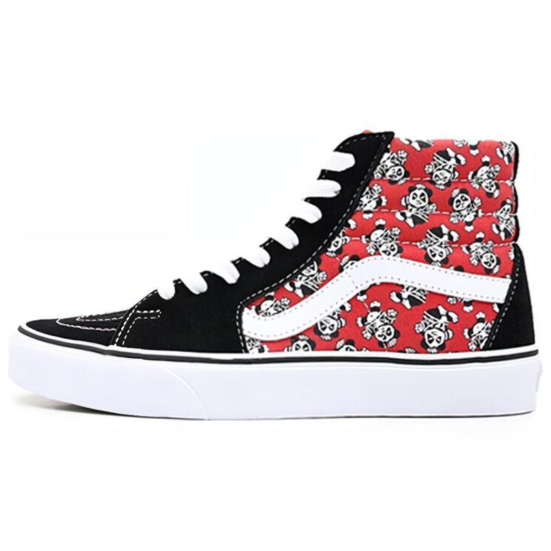 

Vans SK8 HI Black/Red Vans VN0A4U3C5I2 35