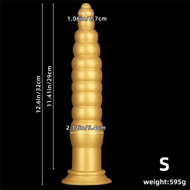 44cm Silicone Ultra-long and Ultra-thick Rear Anal Plug for Outdoor Wear Anal Strip Practice Anal Torture Tool Anal Expansion Tool Chrysanthemum Anus