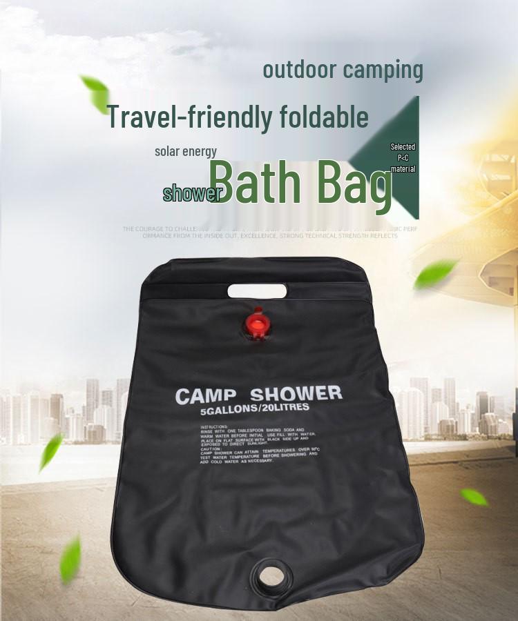 Folding Outdoor Camping Shower Bag – Portable Water Storage for Travel & Picnics