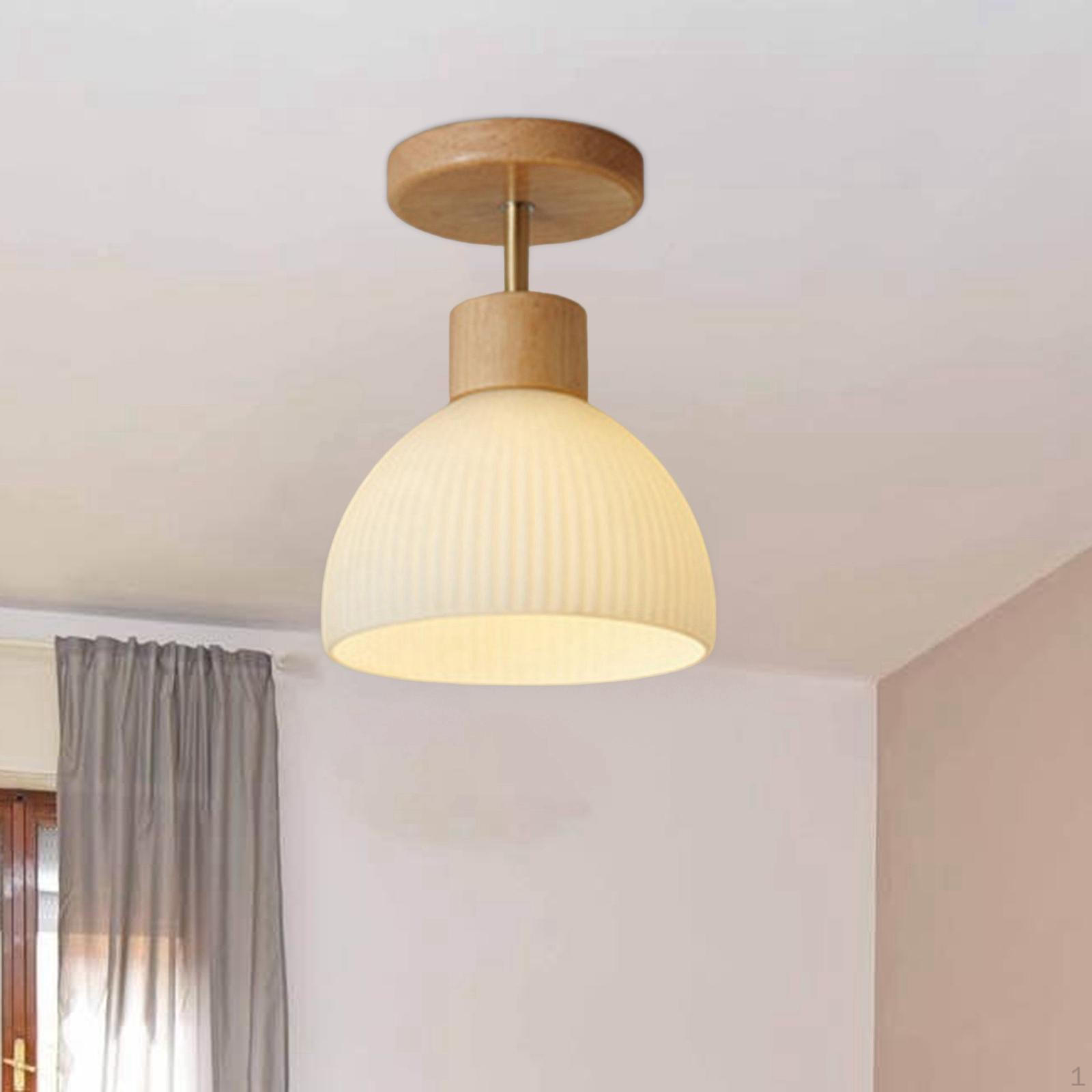 Креативные потолочные светильники Подвесные Минималистичные Круглые Лампы для Квартиры Коридора Ресторана Light Brown