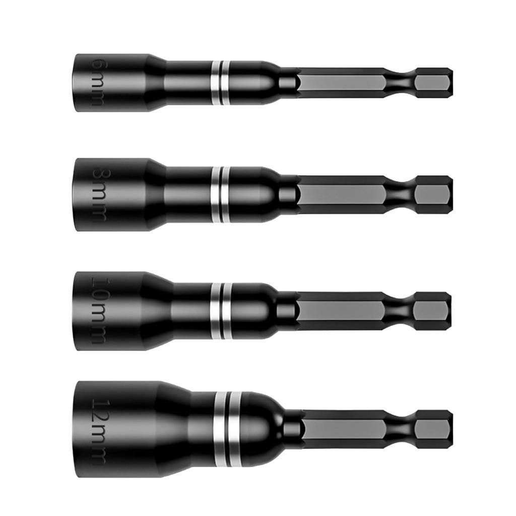 Magnetische Mutter Schraubendreher Stecknüsse für Bohrmaschinen Sechskantschaft Treiberadapter Steckschlüssel Werkzeugteile Zubehör