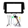 9Inch Car Radio For Honda Civic 10 FC FK 2015-2021 Fascia Panel Dash Kit Install Facia Console Bezel Adapter Plate Trim Frame