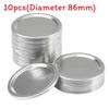 Mason Jar Silver Aluminum Lid For 68mm And 86mm Wide Mouth Storage Containers Kitchen Tool