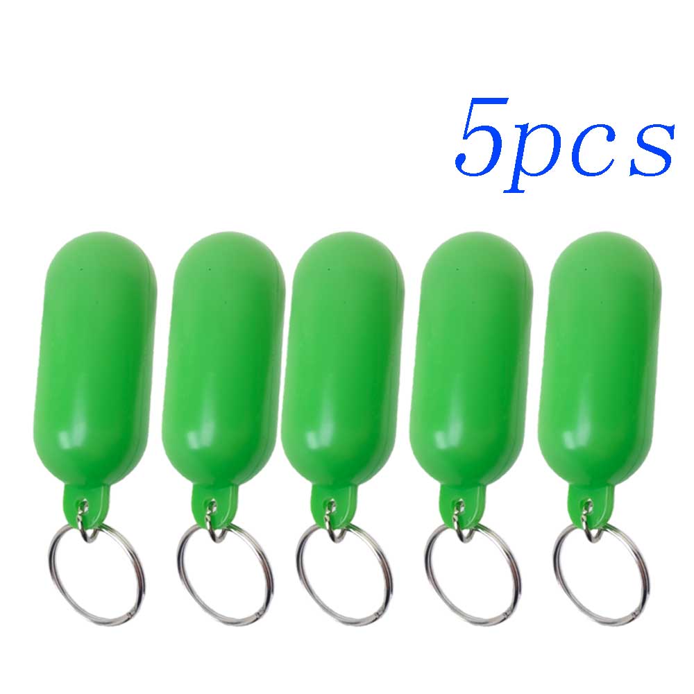 5/10pcs Floating Keychain for Beach Swimming Fishing Kayaking Bright Color Key Buoy Marine Sailing Boat Fender Buoyant Key Ring 3