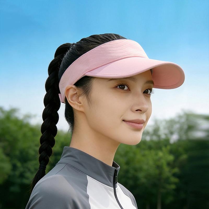 Damen Sonnenschutz Baseballkappe Golf Visier Hut Sonnenschutz Sommer Faltbar Atmungsaktiv Verstellbar Für Reisen & Outdoor-Sportarten