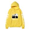 Black Warm Fleece Hooded Sweatshirt Tokyo Revengers Team Comic Print Unisex Autumn Winter Casual Daily Long Sleeve Pullover