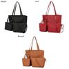 Large Capacity Purse For Women With Magnetic Closure And Soft Pu Material For Daily Use