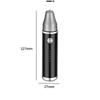 USB Rechargeable Electric Nose Hair Trimmer Painless Hair Removal Nose Hair Trimmer Fully Waterproof Battery Level Indicator