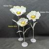 Giant Handmade Poppy Aisle Flowers for Wedding Background Decoration