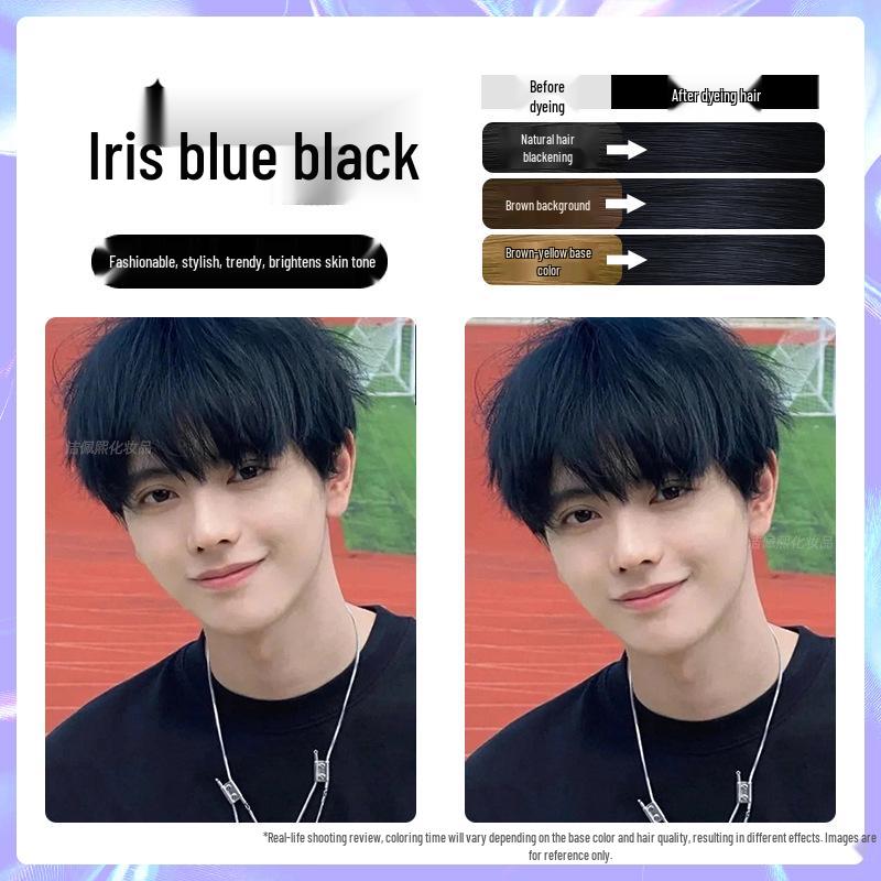 Men's Milk Tea Gray No-Bleach Hair Dye Cream