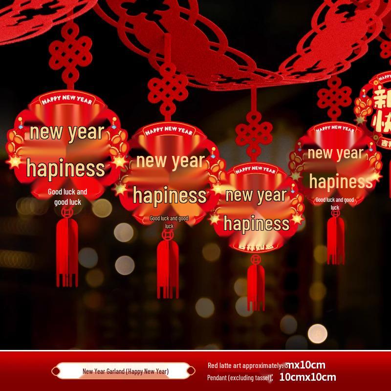 2025 Year of the Snake Fu Character Spring Festival Bunting for Indoor Decoration