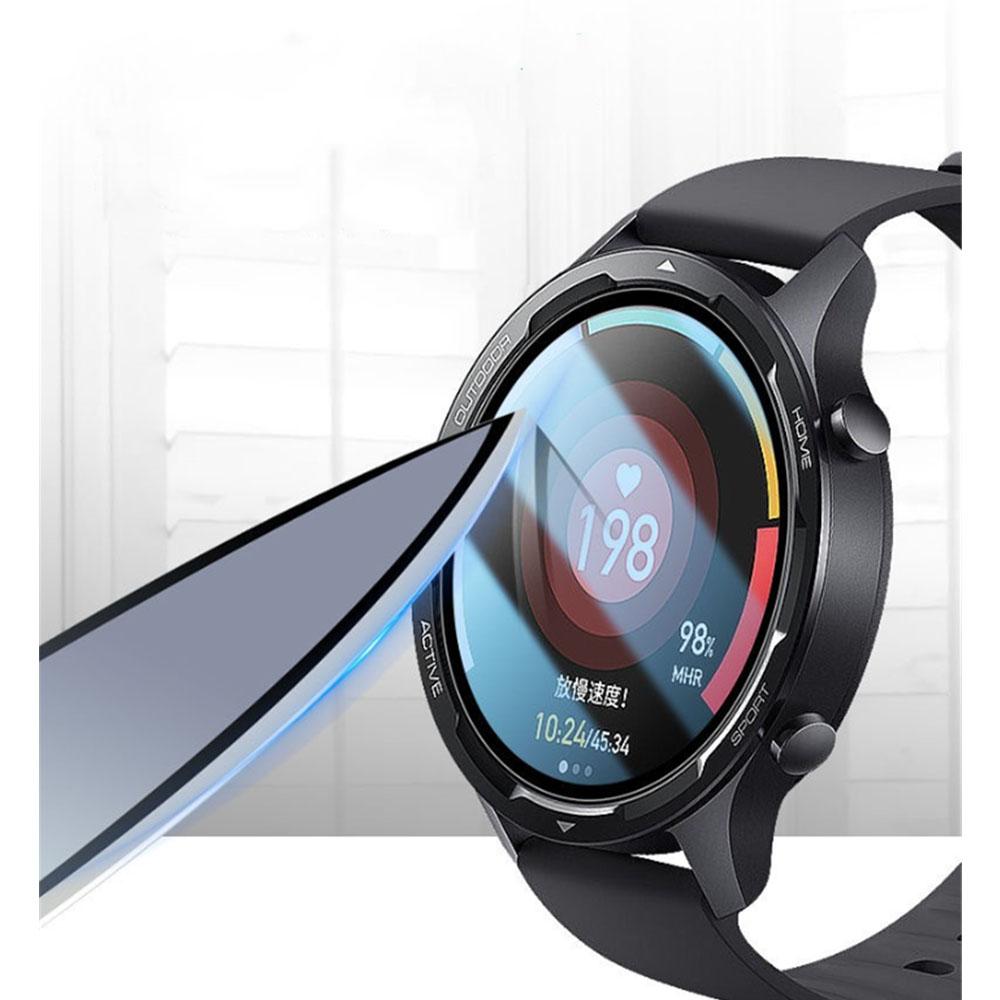 8PCS/lot Protective Film Tempered Glass For Xiaomi MI Watch Color 2 Screen Protector Films Clear HD For Xiaomi Watch S1 Active
